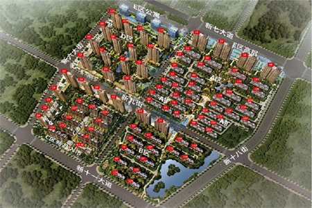 阳光河畔3室2厅2卫130.1㎡精装修